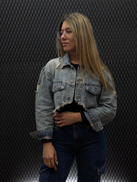 Campera Crop Jean