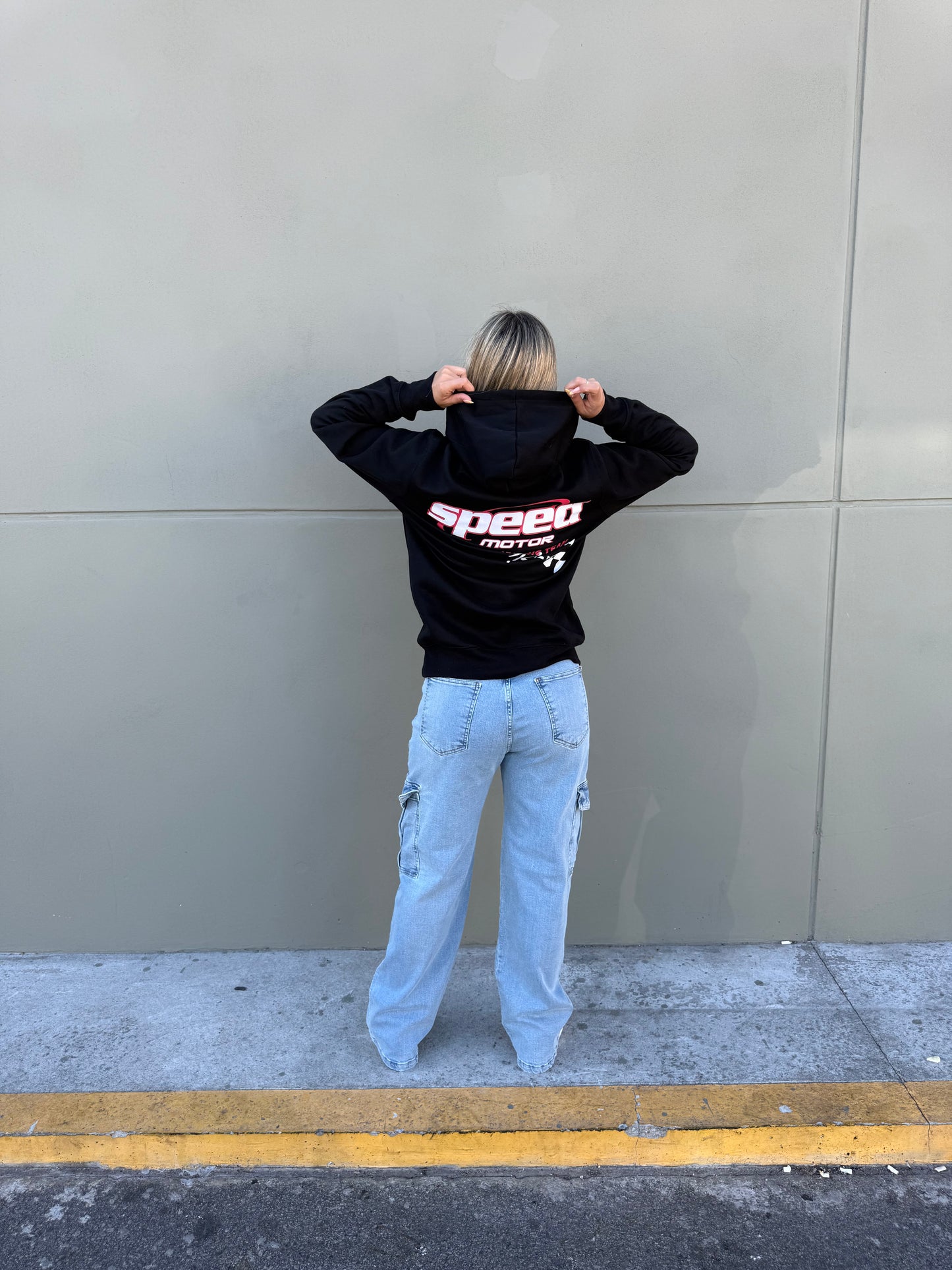 Canguro speed con capucha