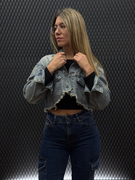 Campera Crop Jean